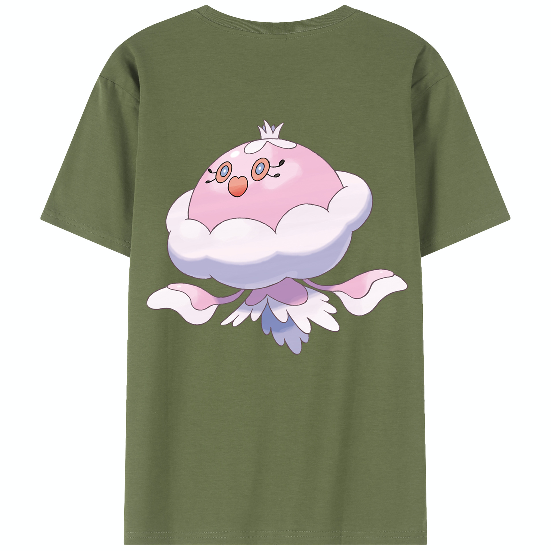 （画像用） ポケットモンスター Pokémon 綿100％半袖Tシャツ（背面プリント）
